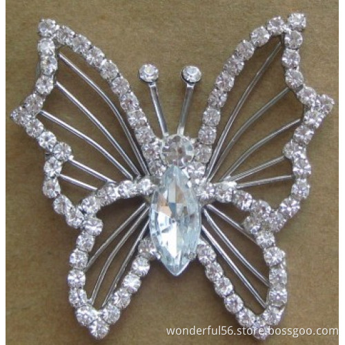 diamante crystal rhinestone butterflies